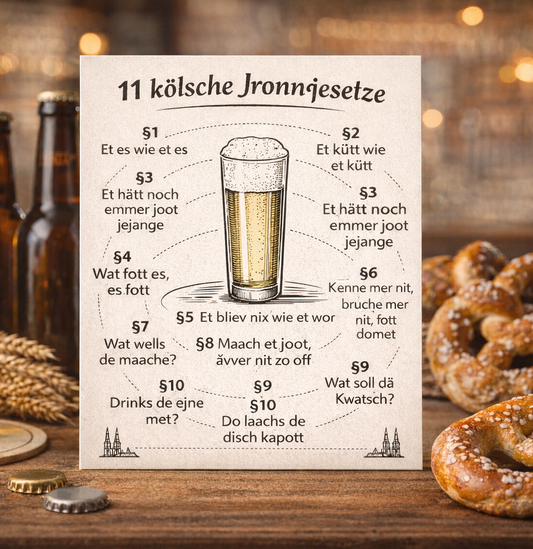 Kölsch Clip - Kölsches Grundgesetz