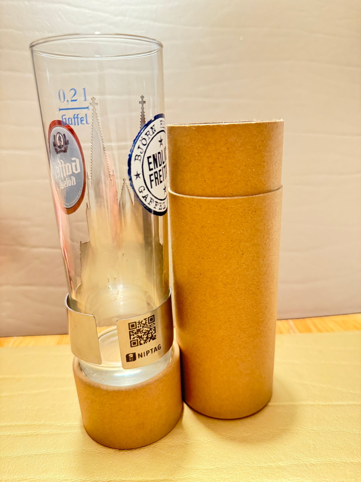 Kölsch Clip - Personalisierter Glas Clip und Namensschild