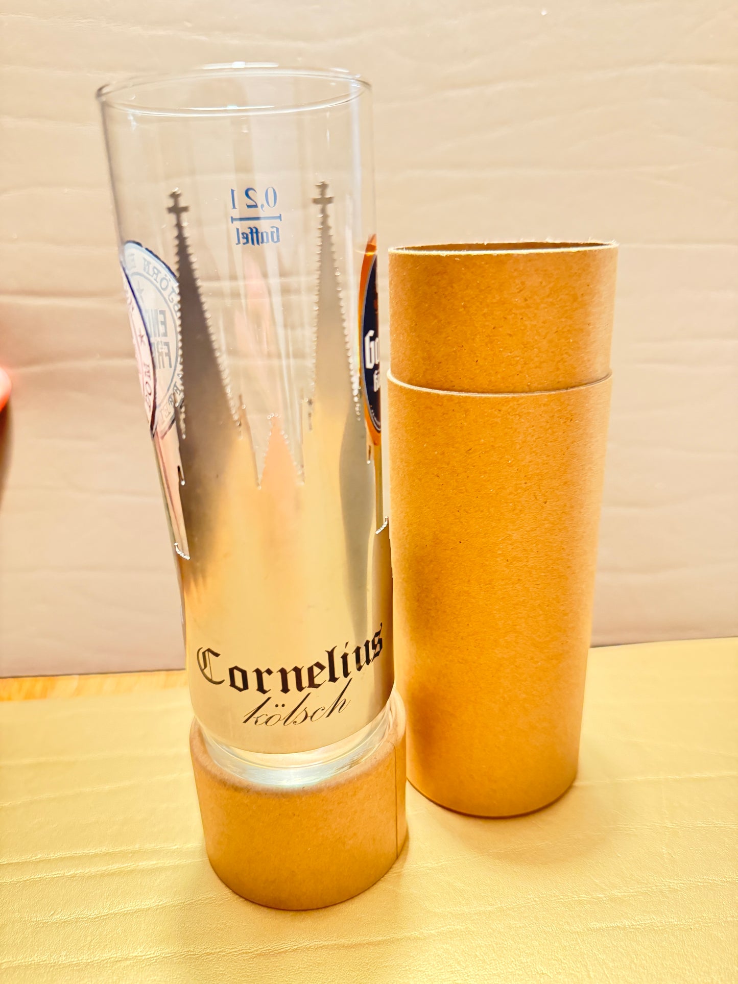 Kölsch Clip - Personalisierter Glas Clip und Namensschild