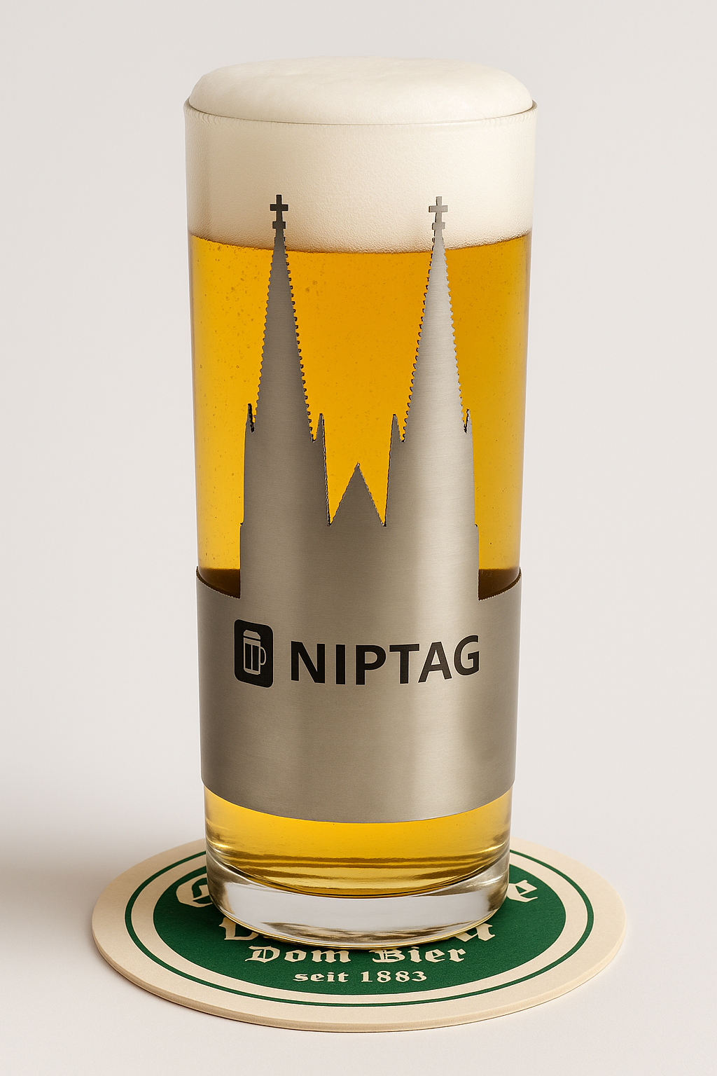 Kölsch Clip - Personalisierter Glas Clip und Namensschild